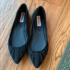 Steve Madden Imaura black suede Flats